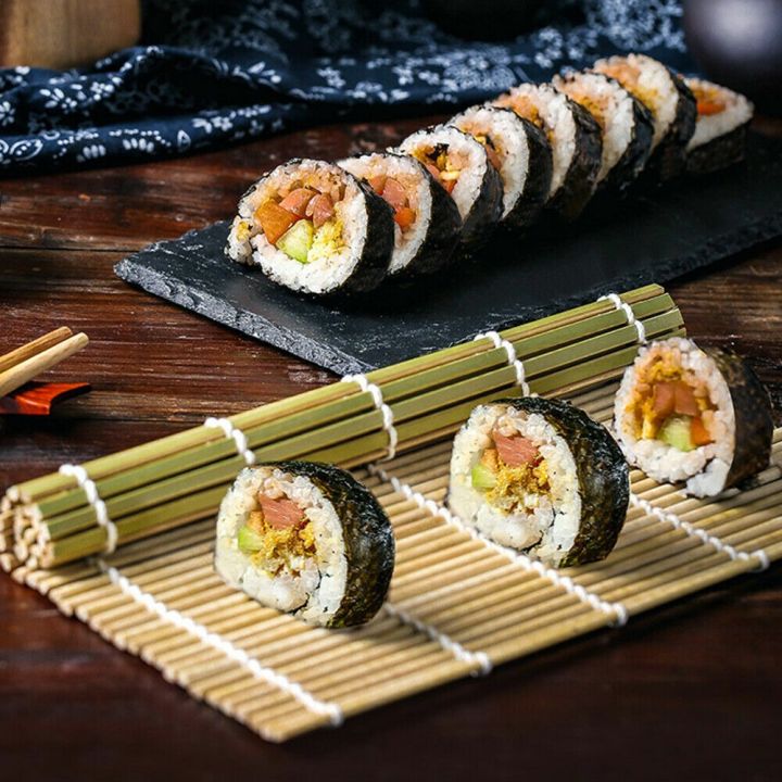 non-stick sushi mat sushi bamboo rolling