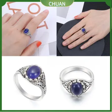 Jewelry New Fashion Color Change Rings Mood Ring Luminous