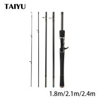 40/45cm Fishing rod 1.8M 2.1M 2.4M Carbon Spinning Casting pole 8-16LB Pull 7-25g