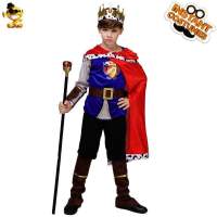 Halloween children king cosplay costume dress the boy kings stage performance role play suit