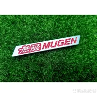 แผ่นเพลท MUGEN ขนาด กว้าง10.5CM สูง1.5CM(1ชิ้น)