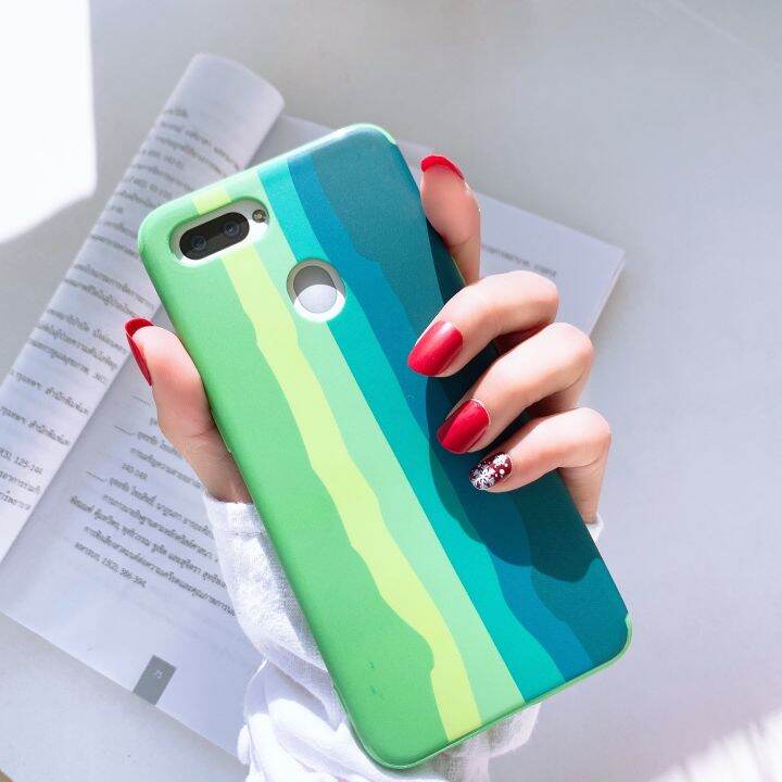 สินค้าพร้อมส่งจากไทย-เคสสายรุ้งซิลิโคนบิดได้-งานมาใหม่-มี4สี-ให้เลือกvivo-v5-vivo-v9-vivo-v19-vivo-y12-y15-y17-vivo-y12s-y20-vivo-y50-y30