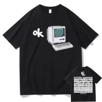 Radiohead Ok Computer Album Printed Tshirt Mens Punk Tshirt Man British Rock Band Tee Shirt Men Black T Shirts