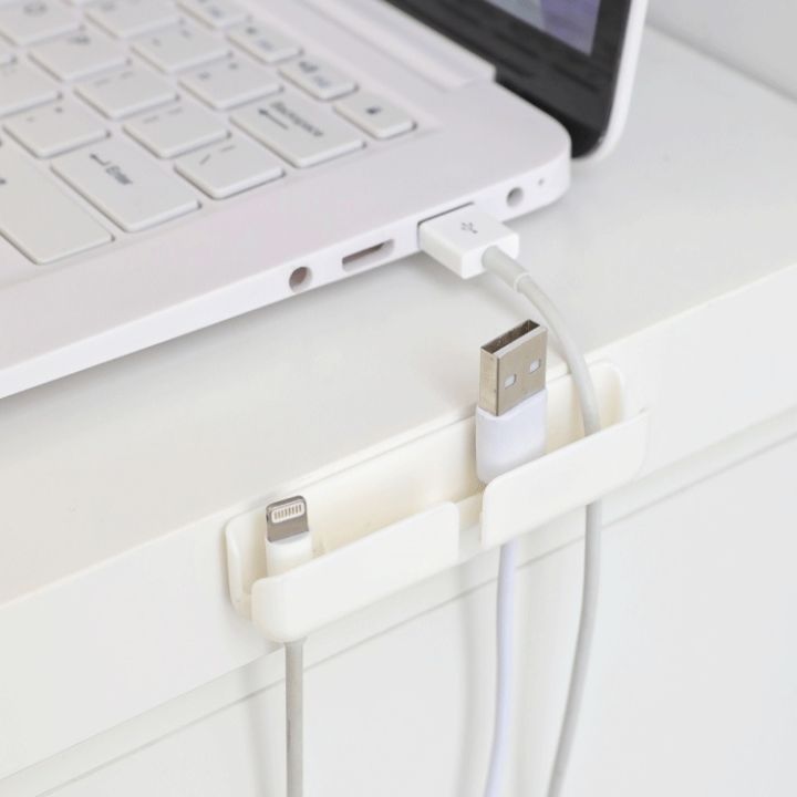3pcs-multipurpose-usb-cable-winder-desktop-charging-data-line-management-white-plastic-mobile-phone-data-line-fixed-buckle