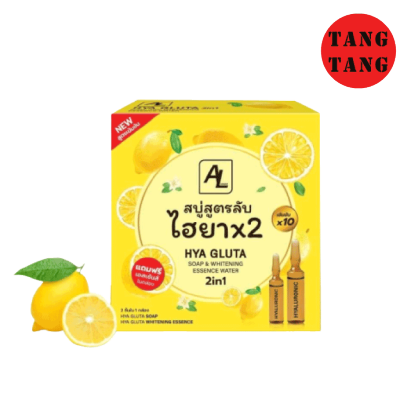 สบู่สูตรลับไฮยา x2 AL SOAP &amp; ESSENCE 2 IN 1แถมฟรีเอสเซ้นส์ในกล่อง 500g.