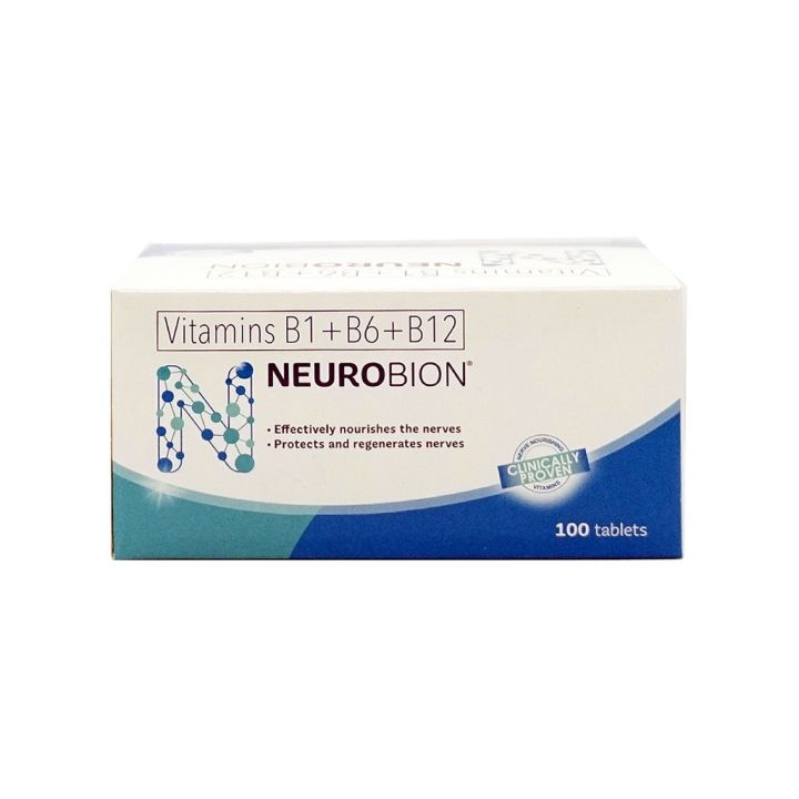 Neurobion Vitamins B1 B6 B12 Tablets for nerve health (10 pcs/pack