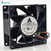 □☑❧ 12v Ball Bearing Cooling Fan 90mm 9cmfor Delta PFR0912XHE 4.5A 90x90x38mm DC 12VHigh Speed RPM CFM Air Flow Coolerfor Miner