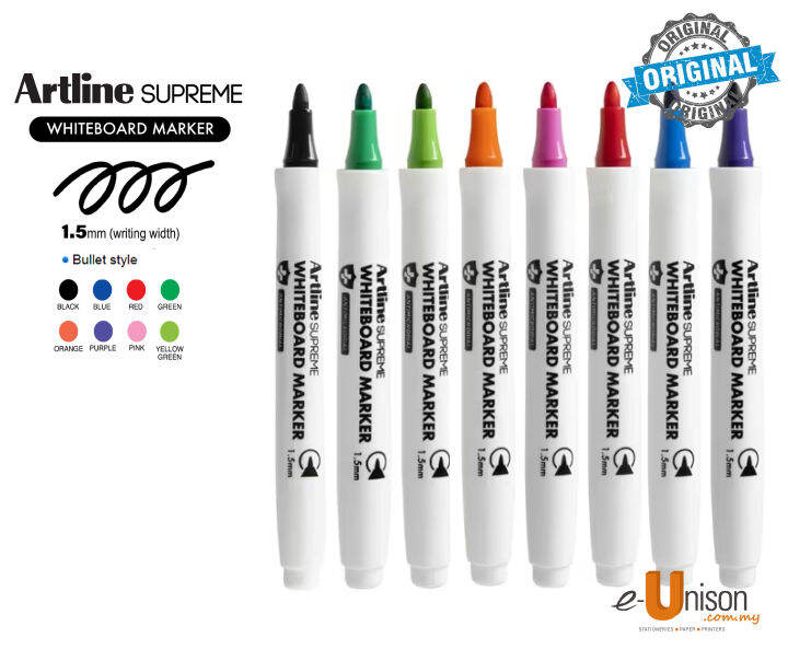 Artline Supreme Whiteboard Marker Lazada