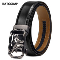 BATOORAP Mens Belts Luxury Designer Belts Armani Cow Print Metal Buckle Black Ratchet Belt Genuine Leather igh Quality WL-E027