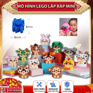 Mô hình lego lắp ráp 3D, đồ chơi xếp hình 750 chi tiết