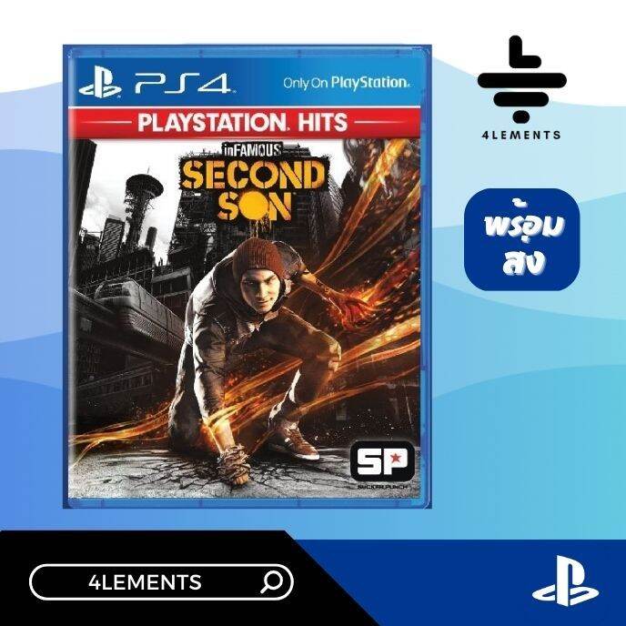 PS4 INFAMOUS SECOND SON PLAYSTATION HITS แผ่นเกมส์แท้ มือ 1 พร้อมส่ง ...