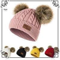 YUYU Boy Girls Cute Winter Warm Knitted Hats Hemming Hat Baby Beanie Toddler Cap