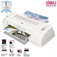 Deli 3894 Laminator A3 เครื่องเคลือบบัตรและเอกสาร ขนาด A3 ของแท้ 100% รับประกัน 1 ปี เครื่องเคลือบ เครื่องใช้สำนักงาน ตัวเครื่องทำจากพลาสติกคุณภาพดี แข็งแรง ทนทาน - สามารถเคลือบบัตรได้สูงสุดถึงขนาด A3 (420 x 297 มม.) - สามารถปรับระดับความร้อนได้ 2 ระดับ ค