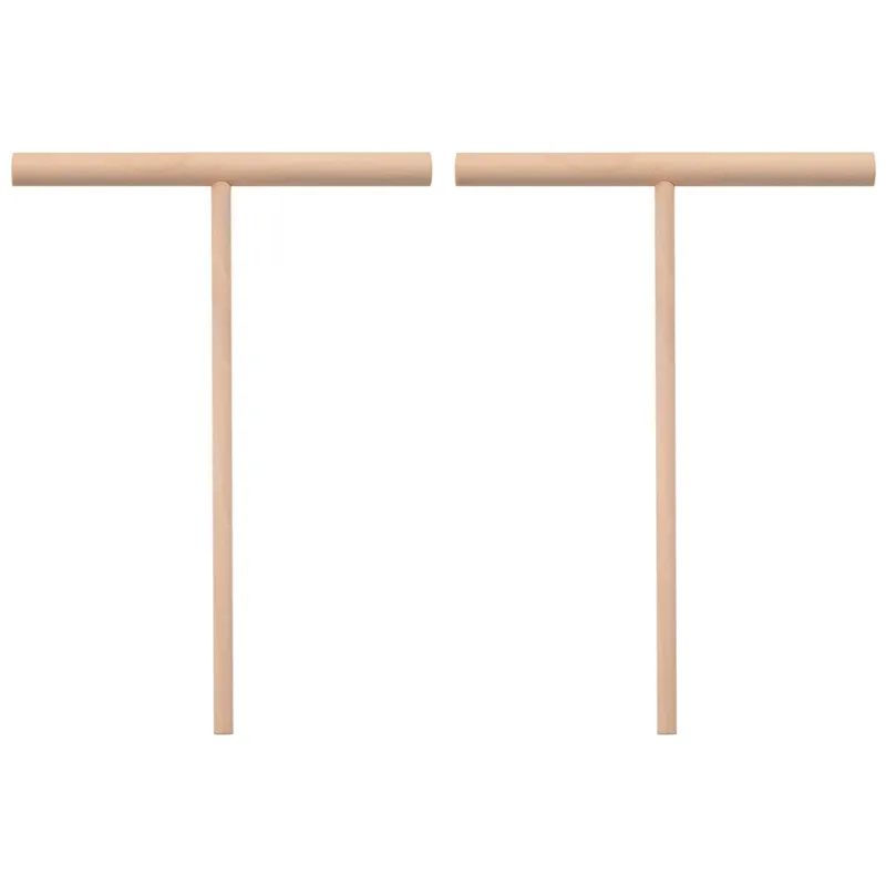 T-Shaped Wooden Crepe Spreader Stick