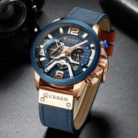 ZZOOI Casual Sport Watches for Men Top Brand Luxury Military Leather Wrist Watch Man Clock Fashion Chronograph Wristwatch Dropshipping