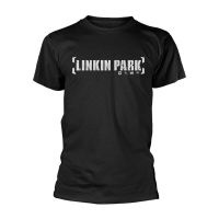 เสื้อยืดคอกลมโลโก้ Linkin Park Bracket สีดำชายหญิง