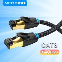 [Vention CAT8 Ethernet Cable SFTP Patch Cable RJ 45 Lan Cable 40Gbps Super Speed Cotton Braided Network Cable for PC Macbook Laptop Router Cat 8 SFTP Ethernet Cable,Vention CAT8 Ethernet Cable SFTP Patch Cable RJ 45 Lan Cable 40Gbps Super Speed Cotton Braided Network Cable for PC Macbook Laptop Router Cat 8 SFTP Ethernet Cable,]