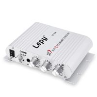 5Pcs/Lot Lepy LP-838 Car Channel Amplifiers Hi-Fi 2.1 Stereo Subwoofer Audio Bass Speaker Booster Connect