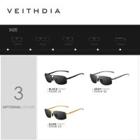 HoEITHDIA ยี่ห้อแว่นตากันแดด Polarized UV400เลนส์ผู้ชาย Vintage กรอบอลูมิเนียมแว่นตากันแดด Goggle แว่นตาอุปกรณ์เสริมสำหรับชาย2458