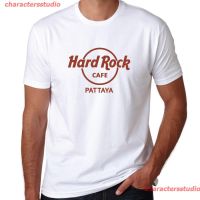 S-5XLผ้าฝ้าย 100% เสื้อยืด Hard Rock Cafe Pattaya แฟชั่นสำหรับผู้ชาย ดพิมพ์ลาย ดผ้าเด้ง คอกลม cotton ความนิยม เสื้อคู่ชายS-3XL