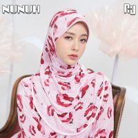 NUNUH BETRICE ROSE (เบียทริซ โรส) ผ้าคลุมผมฮีญาบมุสลิมแบบสำเร็จ ผ้าอัดพลีท ทรงฟองน้ำตรง (APP-FN-T)