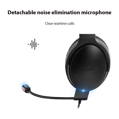 ZZOOI Games Headphones Microphone Gaming Headset Accessories For BOSE QC35 QC45 Microphone Mic 3.5mm Plug Universal For Samsung Phone
