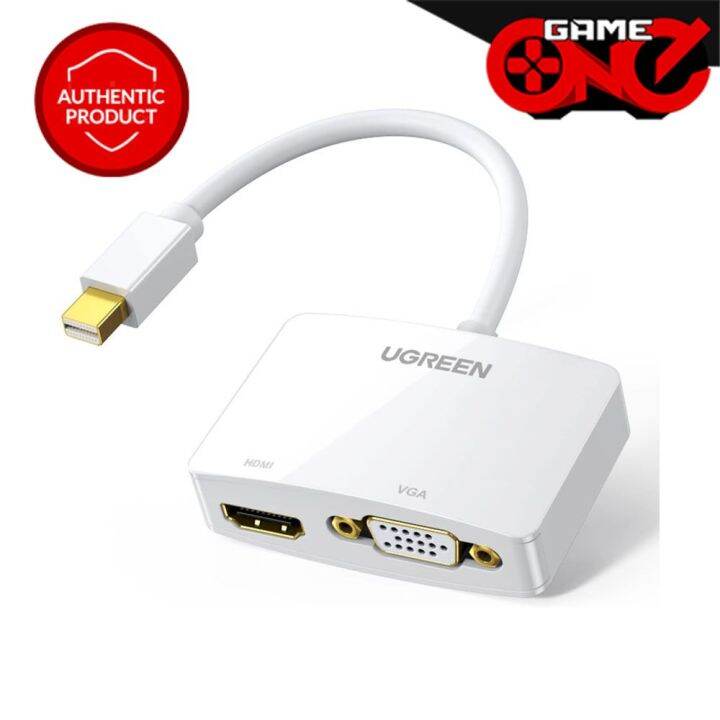 Ugreen Mini Displayport To Hdmi Vga Adapter White Lazada Ph