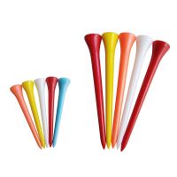 Golf Tees 100Pc/Bag Plastic Tee Cup Type Hold Golf Balls Putting On Green/Grassland Colorful Durable Training Aids Golf Supplies