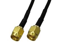 1pcs RG174 SMA Male Plug to SMA Male Plug RF Coaxial Connector Pigtail Jumper Cable Straight New 4inch 5M