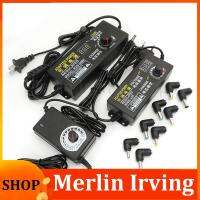 Merlin Irving Shop Universal 220V To 12 V dc Adapter Adjustable Power Supply 3V 5V 6V 9V 12V 15V 18V 24V 3A 5A volt 24W 72W 60W 8 DC connector