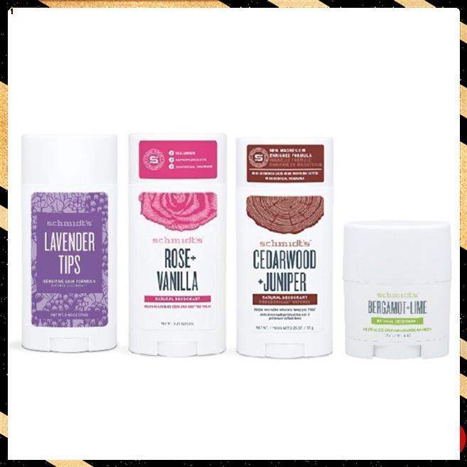 Schmidt's Natural Deodorant Charcoal Magnesium Fragrance Free lavender