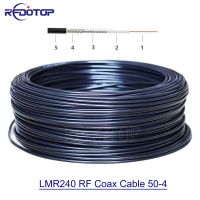 ﹍✘◊ 50CM-200M LMR240 RF Coaxial Cable 50ohm 50-4 LMR-240 Coax Pigtail Wire Antenna Pigtail Jumper Cable for Microwave Radio Project