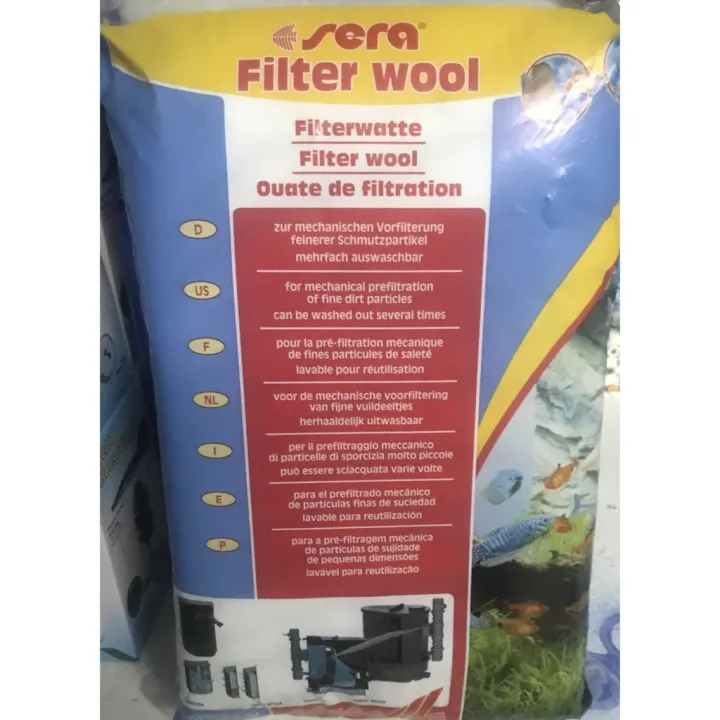 SERA FILTER WOOL for Aquarium and Fish Tanks Lazada PH
