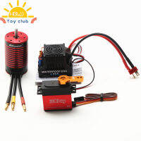 ToyClub มอเตอร์ไร้แปรงถ่าน3660 2600kv/3100kv/3800kv/4200kv พร้อม80a วงจร Esc ไร้ถ่าน30Kg Servos สำหรับ Traxxas ดับบลิวแอลทอยอาร์ซีรถ1/8/1/10 Tamiya