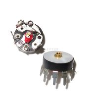 10PCS/LOT Radio Potentiometer RV12MM B103 B10K Power Amplifier Volume Potentiometer With Switch Corner Pin