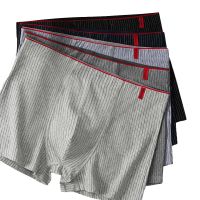 4 Pcs Boxer Men Sexy Stripe Panties Underwear Sexy Knickers for Men Underpants Shorts Fashion Under Wear Lingerie Boxers Briefs