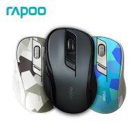 Rapoo เมาส์ M500G เมาส์ไร้สายบลูทูธ4.0/3.0 2.4G เมาส์เงียบตามหลักสรีรศาสตร์1600 DPI สำหรับเมาส์พีซีแล็บท็อปแท็บเล็ต