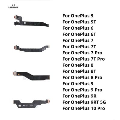 สําหรับ OnePlus 5 5T 6 6T 7 7T 8T 9 9R 8 Pro 9RT 10 Type C พอร์ตชาร์จ USB Dock Connector Flex Cable อะไหล่ประกอบ