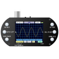ออสซิลโลสโคปแบบใช้มือถือ320*240ความละเอียด TFT Display 2.5MHz อัตราตัวอย่าง500Hz แบนด์วิธ Oscillometer คลิกเดียวฟังก์ชั่นอัตโนมัติ