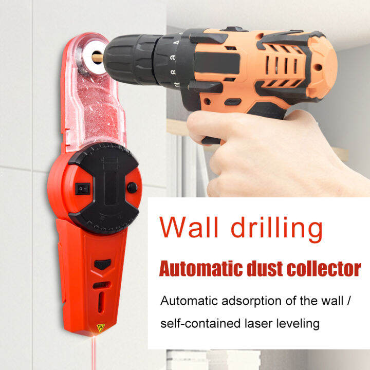 dust-collector-for-cordless-drill-electric-with-level-laser-hammer-screwdriver-dust-removal-universal-tools