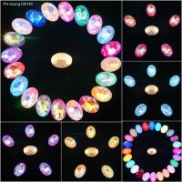 Glass crystal 10x14 13x18mm jelly candy AB amp; rainbow colors Oval shape Glue on rhinestone beads applique handicraft diy trim