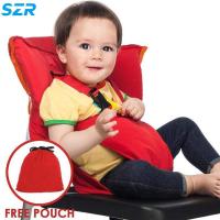 Szr Baby high Chair Harness, Travel high Chairสำหรับเด็กวัยหัดเดินการรับประทานอาหาร,ที่นั่งได้ง่ายแบบพกพาพร้อมสายสะพายไหล่เข็มขัดพยุงหลังถือได้ถึง 44lbs