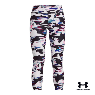 Under Armour UA Girls HeatGear® Armour Printed Ankle Crop กางเกงออกกำลังกาย เทรนนิ่ง สำหรับเด็กผู้หญิง