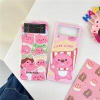 เคสโทรศัพท์การ์ตูน Loopy โชคดีสำหรับ Samsung Galaxy Z Flip 3 4 5G Z Flip3 Z Flip4 Flip4กันกระแทกฝาหลัง