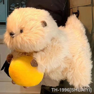 ✌ SHUAIYI 30cm Kawaii Sea Otter Anime Filme Deep Grand Hotel Plushie Macio Recheado Boneca Travesseiro Presente Crianças Brinquedos