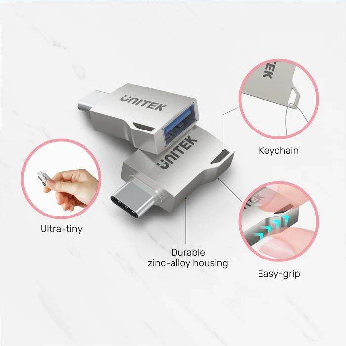 unitek-usb-c-to-usb-a-otg-a1025gni-adapter-usb3-0-5gbps