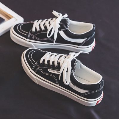 🏅 Mens shoes 2023 summer new low-top canvas shoes mens Korean style trendy casual sports shoes all-match black cloth shoes