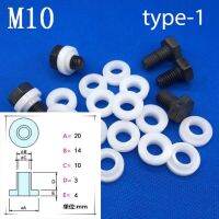 20ชิ้นไนล่อน M10ปะเก็นพลาสติกทรานซิสเตอร์ชนิด T-Type Spacers ฉนวนอนุภาคขั้นตอน