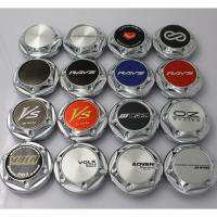 68MM Chrome Wheel Center Hub Cap ADVAN VOLK RAYS FOR ENKEI Badge WORK Sticker Car Covers Hubcap