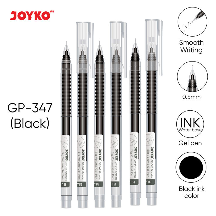 Gel Pen Pulpen Pena Joyko GP347 Grandez 0.5 mm Lazada Indonesia